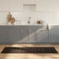 vidaXL Teppich Rechteckig Dunkelbraun 60x200 cm Bambus vidaXL Teppich Rechteckig Dunkelbraun 60x200 cm Bambus