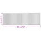 vidaXL Teppich Rechteckig Dunkelbraun 60x200 cm Bambus vidaXL Teppich Rechteckig Dunkelbraun 60x200 cm Bambus