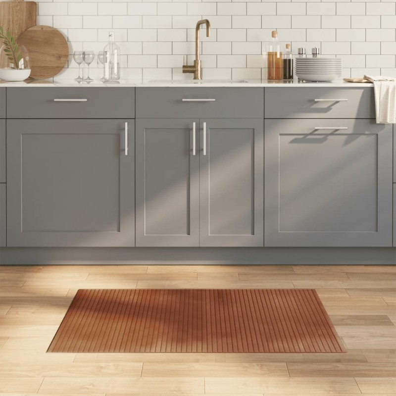 vidaXL Teppich Rechteckig Braun 60x100 cm Bambus vidaXL Teppich Rechteckig Braun 60x100 cm Bambus