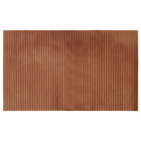 vidaXL Teppich Rechteckig Braun 60x100 cm Bambus