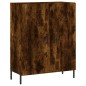 Highboard Räuchereiche 69,5x34x180 cm Holzwerkstoff Highboard Räuchereiche 69,5x34x180 cm Holzwerkstoff