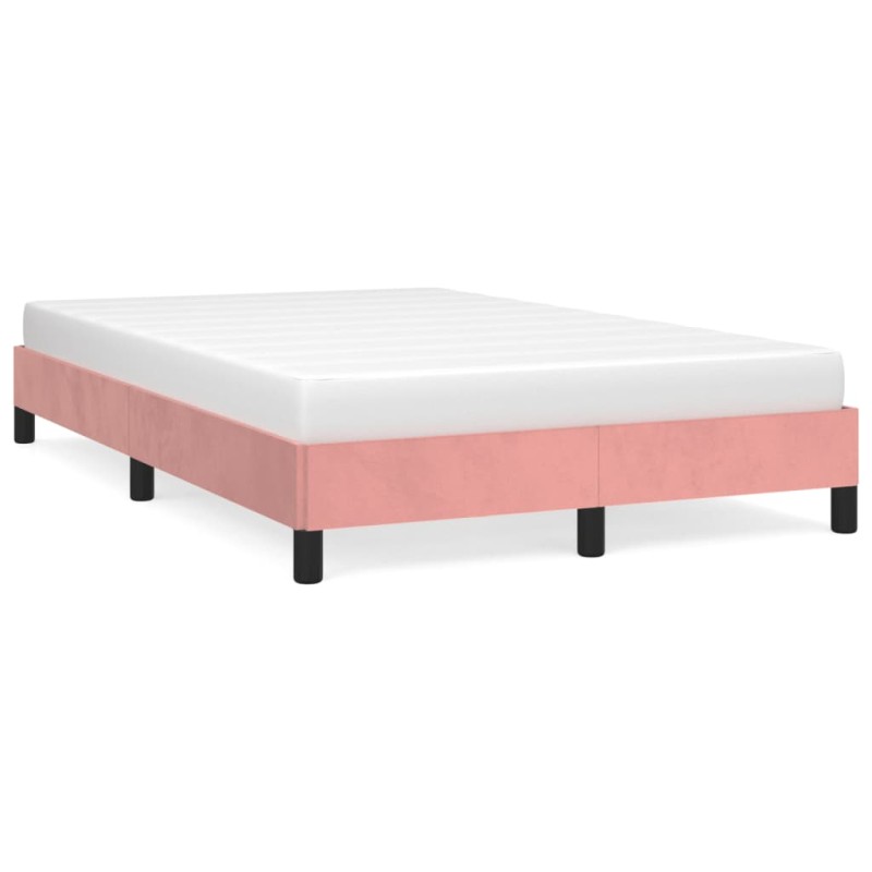 vidaXL Bettgestell Rosa 120x190 cm Samt vidaXL Bettgestell Rosa 120x190 cm Samt