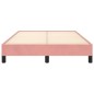 vidaXL Bettgestell Rosa 120x190 cm Samt vidaXL Bettgestell Rosa 120x190 cm Samt