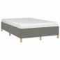 vidaXL Bettgestell Dunkelgrau 120x190 cm Stoff vidaXL Bettgestell Dunkelgrau 120x190 cm Stoff