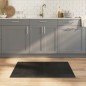 vidaXL Teppich Rechteckig Schwarz 70x100 cm Bambus vidaXL Teppich Rechteckig Schwarz 70x100 cm Bambus