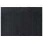 vidaXL Teppich Rechteckig Schwarz 70x100 cm Bambus vidaXL Teppich Rechteckig Schwarz 70x100 cm Bambus
