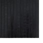 vidaXL Teppich Rechteckig Schwarz 70x100 cm Bambus vidaXL Teppich Rechteckig Schwarz 70x100 cm Bambus