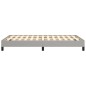 vidaXL Bettgestell Hellgrau 120x190 cm Stoff vidaXL Bettgestell Hellgrau 120x190 cm Stoff