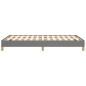 vidaXL Bettgestell Dunkelgrau 120x190 cm Stoff