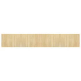 vidaXL Teppich Rechteckig Hell Natur 70x400 cm Bambus