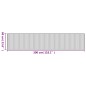 vidaXL Teppich Rechteckig Braun 60x300 cm Bambus vidaXL Teppich Rechteckig Braun 60x300 cm Bambus