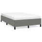 vidaXL Bettgestell ohne Matratze Dunkelgrau 120x190 cm Stoff vidaXL Bettgestell ohne Matratze Dunkelgrau 120x190 cm Stoff