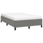 vidaXL Bettgestell ohne Matratze Dunkelgrau 120x190 cm Stoff vidaXL Bettgestell ohne Matratze Dunkelgrau 120x190 cm Stoff