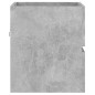 Waschbeckenunterschrank Einbaubecken Betongrau Holzwerkstoff Waschbeckenunterschrank Einbaubecken Betongrau Holzwerkstoff