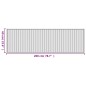 vidaXL Teppich Rechteckig Natur 60x200 cm Bambus vidaXL Teppich Rechteckig Natur 60x200 cm Bambus