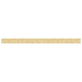 vidaXL Teppich Rechteckig Hell Natur 60x1000 cm Bambus