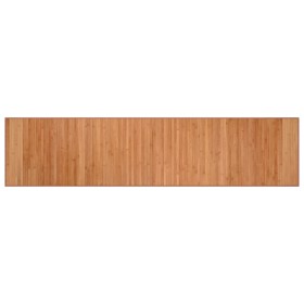 vidaXL Teppich Rechteckig Natur 70x300 cm Bambus