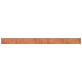 vidaXL Teppich Rechteckig Braun 70x1000 cm Bambus
