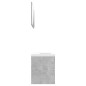 vidaXL Badmöbel-Set Betongrau Holzwerkstoff vidaXL Badmöbel-Set Betongrau Holzwerkstoff