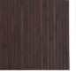 vidaXL Teppich Rechteckig Dunkelbraun 80x100 cm Bambus vidaXL Teppich Rechteckig Dunkelbraun 80x100 cm Bambus