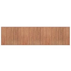 vidaXL Teppich Rechteckig Natur 80x300 cm Bambus