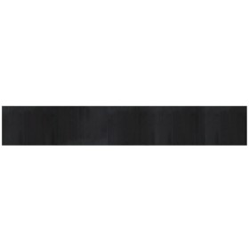 vidaXL Teppich Rechteckig Schwarz 80x500 cm Bambus