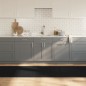 vidaXL Teppich Rechteckig Schwarz 80x500 cm Bambus vidaXL Teppich Rechteckig Schwarz 80x500 cm Bambus