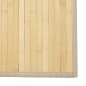 vidaXL Teppich Quadratisch Hell Natur 100x100 cm Bambus vidaXL Teppich Quadratisch Hell Natur 100x100 cm Bambus