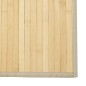 vidaXL Teppich Rechteckig Hell Natur 100x200 cm Bambus vidaXL Teppich Rechteckig Hell Natur 100x200 cm Bambus