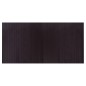 vidaXL Teppich Rechteckig Dunkelbraun 100x200 cm Bambus vidaXL Teppich Rechteckig Dunkelbraun 100x200 cm Bambus