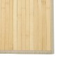 vidaXL Teppich Rechteckig Hell Natur 100x300 cm Bambus vidaXL Teppich Rechteckig Hell Natur 100x300 cm Bambus
