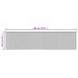 vidaXL Teppich Rechteckig Grau 100x400 cm Bambus vidaXL Teppich Rechteckig Grau 100x400 cm Bambus