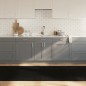 vidaXL Teppich Rechteckig Schwarz 100x400 cm Bambus vidaXL Teppich Rechteckig Schwarz 100x400 cm Bambus