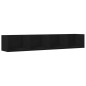 vidaXL Wandschrank Schwarz 99x18x16,5 cm Holzwerkstoff vidaXL Wandschrank Schwarz 99x18x16,5 cm Holzwerkstoff
