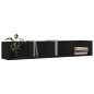 vidaXL Wandschrank Schwarz 99x18x16,5 cm Holzwerkstoff vidaXL Wandschrank Schwarz 99x18x16,5 cm Holzwerkstoff