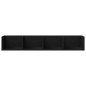 vidaXL Wandschrank Schwarz 99x18x16,5 cm Holzwerkstoff vidaXL Wandschrank Schwarz 99x18x16,5 cm Holzwerkstoff