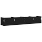 vidaXL Wandschrank Schwarz 99x18x16,5 cm Holzwerkstoff vidaXL Wandschrank Schwarz 99x18x16,5 cm Holzwerkstoff