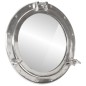 vidaXL Bullaugen-Spiegel Wandmontage Ø50 cm Aluminium und Glas vidaXL Bullaugen-Spiegel Wandmontage Ø50 cm Aluminium und Glas