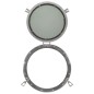 vidaXL Bullaugen-Spiegel Wandmontage Ø50 cm Aluminium und Glas vidaXL Bullaugen-Spiegel Wandmontage Ø50 cm Aluminium und Glas