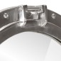 vidaXL Bullaugen-Spiegel Wandmontage Ø50 cm Aluminium und Glas vidaXL Bullaugen-Spiegel Wandmontage Ø50 cm Aluminium und Glas