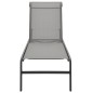 vidaXL Sonnenliegen 2 Stk. mit Tisch Textilene und Stahl vidaXL Sonnenliegen 2 Stk. mit Tisch Textilene und Stahl