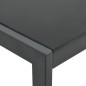 vidaXL Sonnenliegen 2 Stk. mit Tisch Textilene und Stahl vidaXL Sonnenliegen 2 Stk. mit Tisch Textilene und Stahl