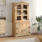 vidaXL Vitrine Corona 100x48,5x179 cm Massivholz Kiefer vidaXL Vitrine Corona 100x48,5x179 cm Massivholz Kiefer