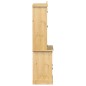 vidaXL Vitrine Corona 100x48,5x179 cm Massivholz Kiefer vidaXL Vitrine Corona 100x48,5x179 cm Massivholz Kiefer