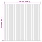 vidaXL Teppich Rechteckig Braun 100x100 cm Bambus vidaXL Teppich Rechteckig Braun 100x100 cm Bambus