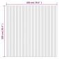 vidaXL Teppich Rechteckig Grau 100x100 cm Bambus vidaXL Teppich Rechteckig Grau 100x100 cm Bambus
