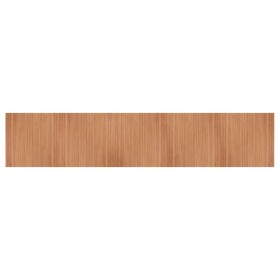 vidaXL Teppich Rechteckig Natur 100x500 cm Bambus