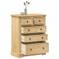 vidaXL Kommode Corona 92x48x114 cm Massivholz Kiefer vidaXL Kommode Corona 92x48x114 cm Massivholz Kiefer