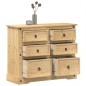 vidaXL Kommode Corona 110x43x91 cm Massivholz Kiefer vidaXL Kommode Corona 110x43x91 cm Massivholz Kiefer