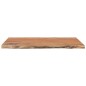 vidaXL Tischplatte 80x60x2,5cm Rechteckig Massivholz Akazie Naturkante